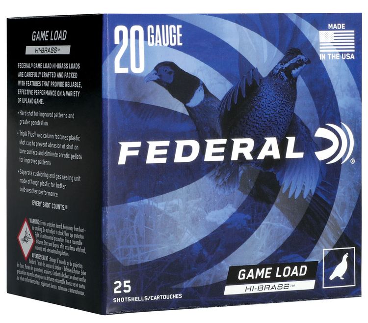 FEDERAL GAME LOAD 20GA 2 3/4 #6 (25)