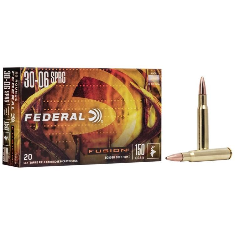 FUSION MUNITION 30-06 SPRING. 150GR. (20)