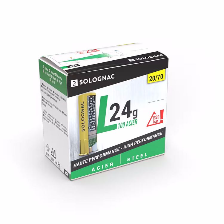 SOLOGNAC 20GA 2¾&#39;&#39;#6 L100 24G STEEL 1400FPS