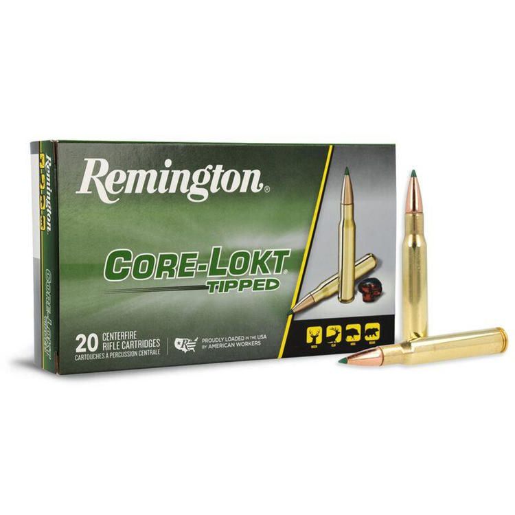 Remington Cartouche CORE-LOCK TIPPED 30-06 SPRINGFIELD 150 GR 2930 FPS CORE-LOKT TIPPED (CLT)