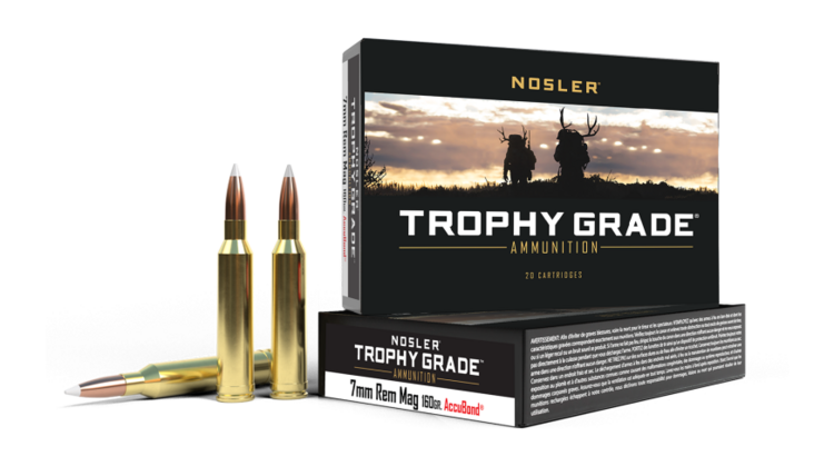 NOSLER TROPHY GRADE 7MM AB SB, 160GR. ACCUBOND