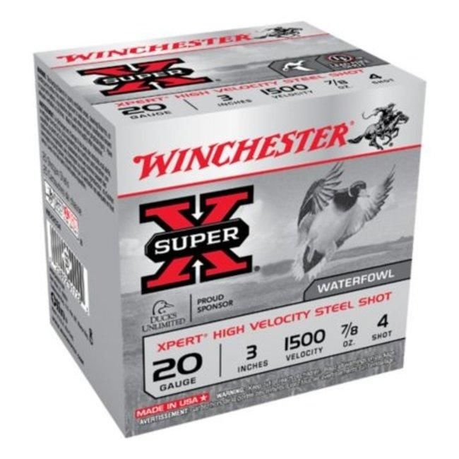 WINCHESTER SUPER X CARTOUCHE ACIER 20GA.  3&#39;&#39; 7/8OZ #4
