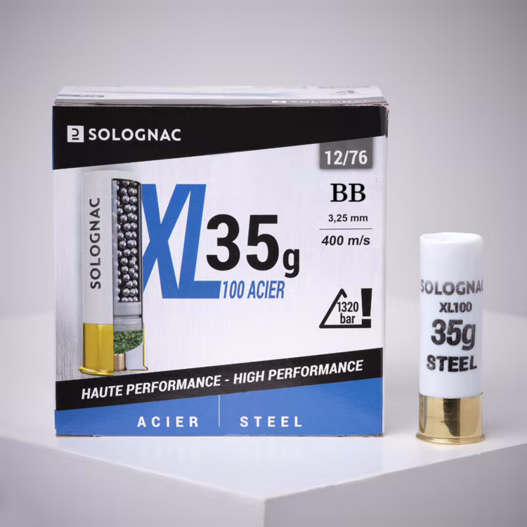 SOLOGNAC 12 GA 3&#39;&#39;#BB XL100 35G STEEL 1400FPS