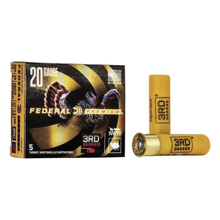 FEDERAL PREMIUM CARTOUCHE &#39;&#39;TSS TURKEY&#39;&#39; - 20 GA