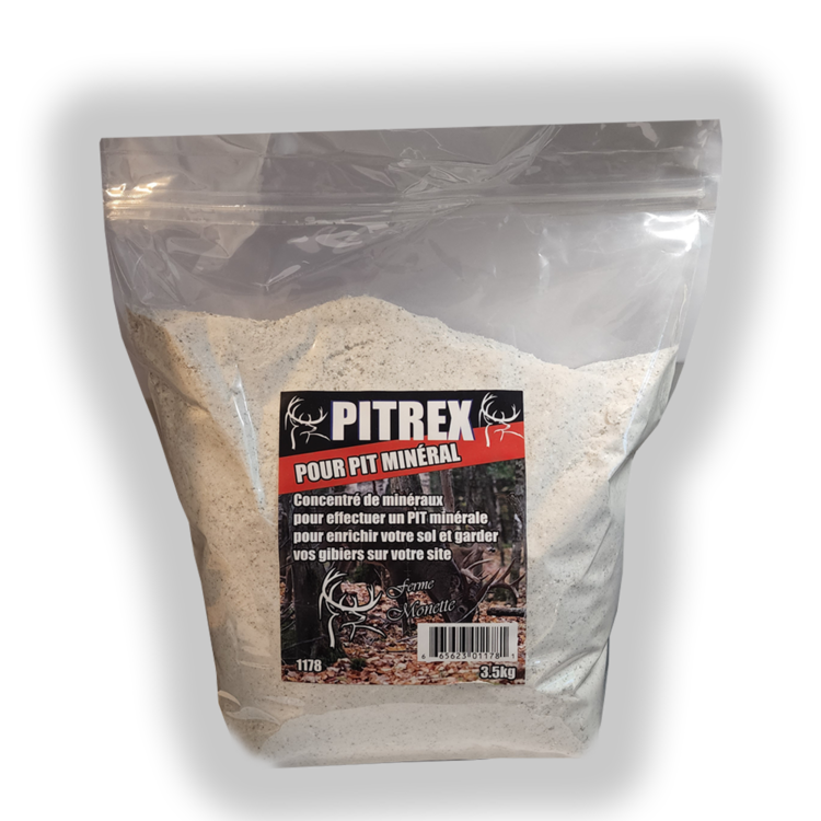 MONETTE &#39;&#39;PITREX&#39;&#39; POUR PIT MINÉRAL - 3.5KG