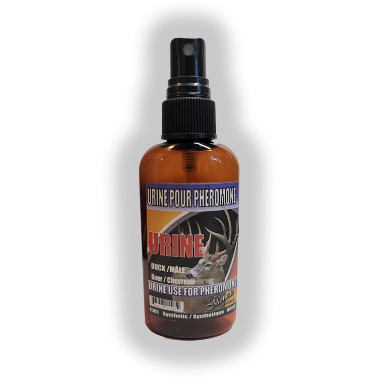 MONETTE URINE CHREVEUIL SYNTÉTIQUE MÂLE - 60ML