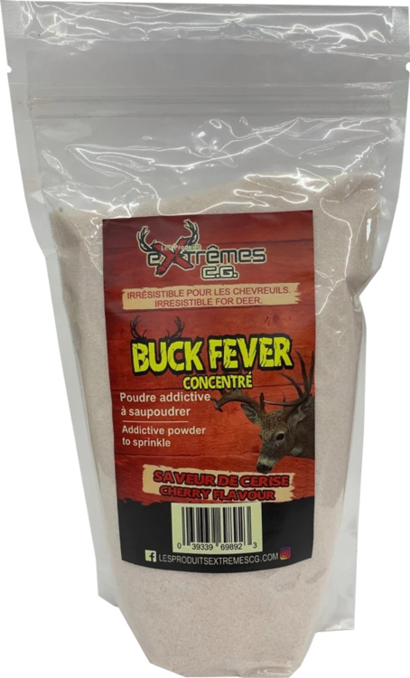 EXTRÊME C.G  BUCK FEVER, POUDRE CONCENTRÉ, CERISE 1KG
