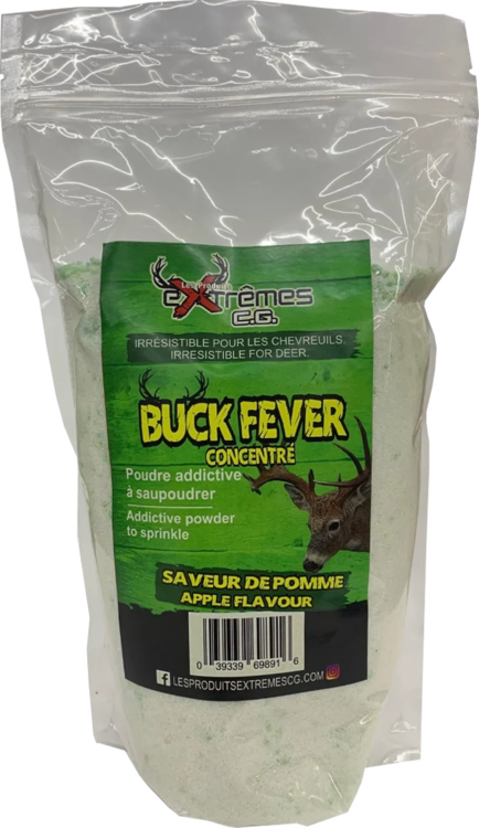 EXTRÊME C.G  BUCK FEVER, POUDRE CONCENTRÉ, POMME 1KG