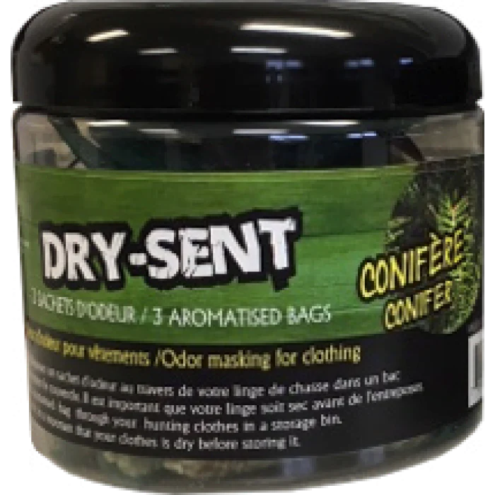 Extrême C.G ***DRY-SENT, 3 sachets d&#39;odeur  vêtements ; CONIFÈRE