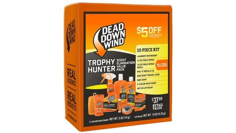 DEAD DOWN WIND KIT TROPHY HUNTER 10PC