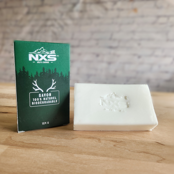 NXS SAVON 100% NATUREL ET BIODÉGRADABLE 154G - CONIFÈRE