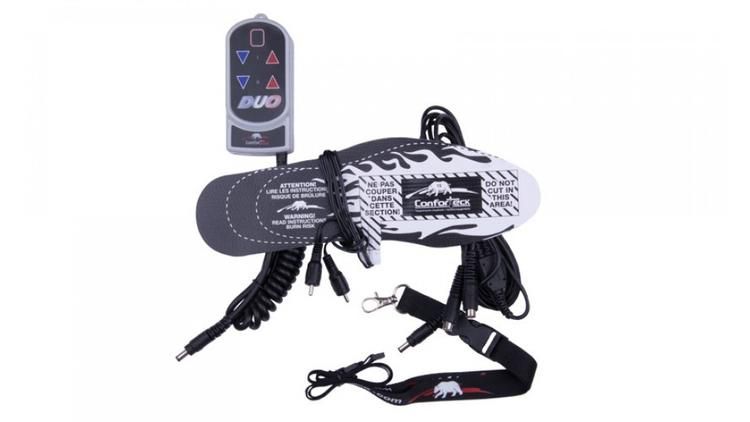 CONFORTECK KIT &#39;LE DUO&#39; SEMELLES CHAUFFANTES+FIL+CONTROLEUR UNISEXE (O/S)