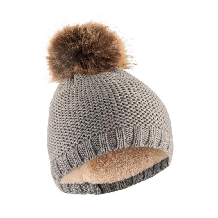 ALPER TUQUE TRICOT &#39;INNSBRUCK&#39; GRIS PALE (F) (O/S)