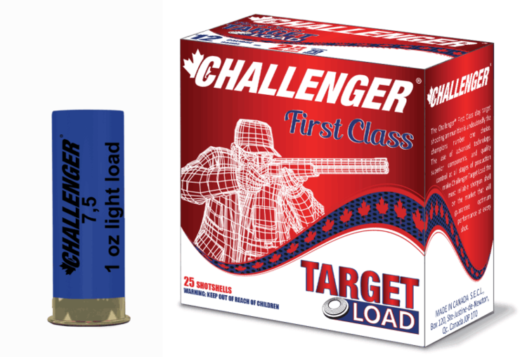 Challenger Cartouche 12 Ga. 2 3/4  Sporting 1 1/8oz. HT1208 # 6 10x25