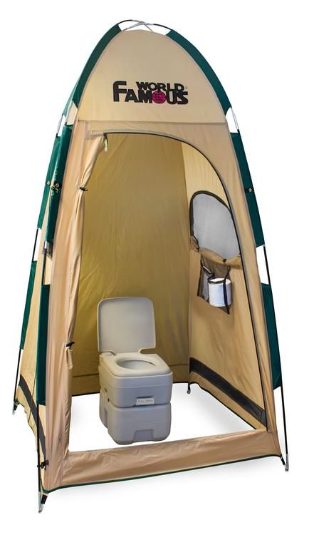 WORLD FAMOUS ABRI POUR TOILETTE &amp; DOUCHE &#39;&#39;PORTA-PRIVY&#39;&#39; 4x4x84