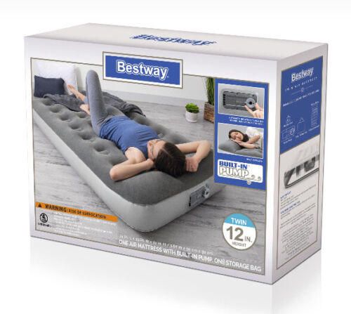 BESTWAY LIT GONFLABLE AVEC POMPE INTÉGRÉ