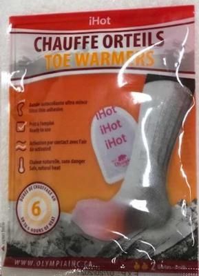 IHOT CHAUFFE-ORTEILS 1XPAIRE DURÉE 6-8HEURES