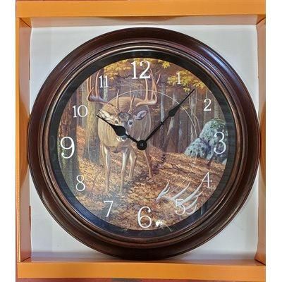 EDC HORLOGE DE 16&#39;&#39; CHEVREUIL