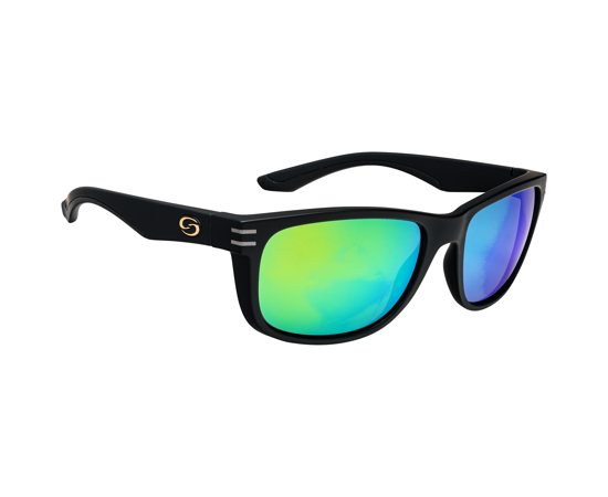 STRIKE KING LUNETTE POLARISÉ &#39;&#39;S11 CUMBERLAND&#39;&#39; - NOIR MAT/VERT