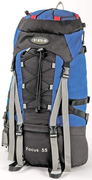 NORTH49 SAC DE RANDONNÉ FOCUS 55 COBALT/NOIR