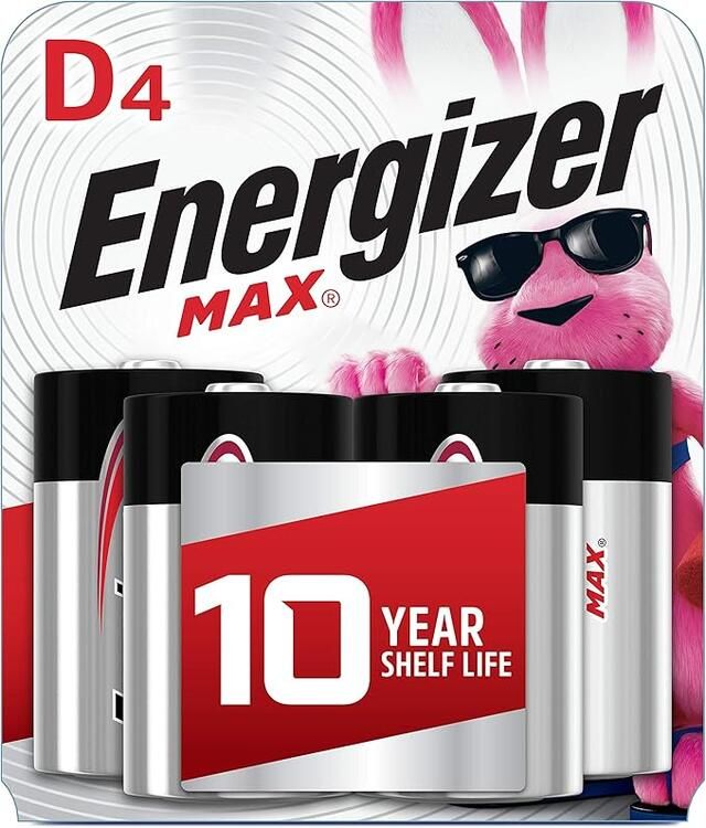 ENERGIZER MAX BATTERIE ALKALINE (D4)