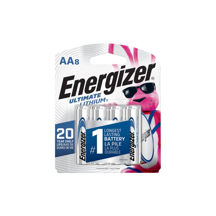 ENERGIZER BATTERIE ULTIMATE LITHIUM AA QTY:8