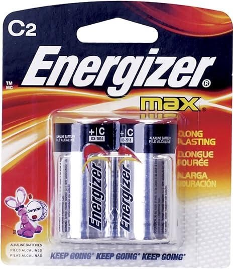 ENERGIZER MAX BATTERIES ALCALINES (C) (2)
