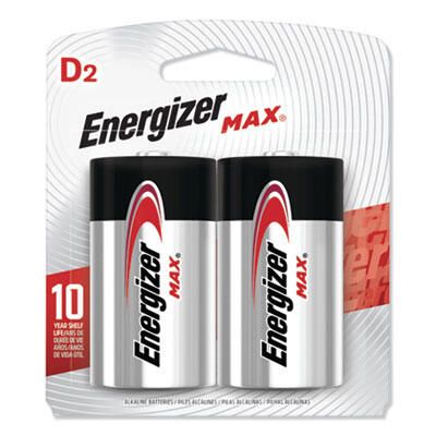 ENERGIZER MAX ALKALINE D 1.5V  (2)