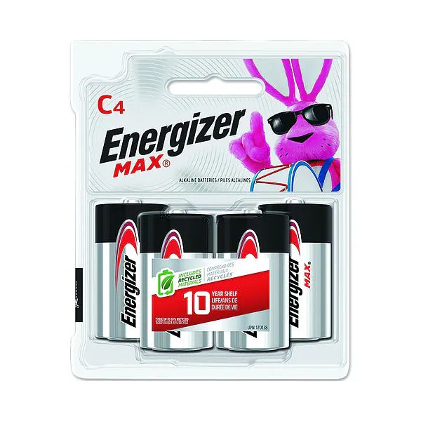 ENERGIZER MAX BATTERIE ALCALINE  (C4)