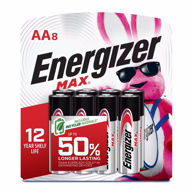 ENERGIZER AKALINE 8AA/PK (E91BP-8)
