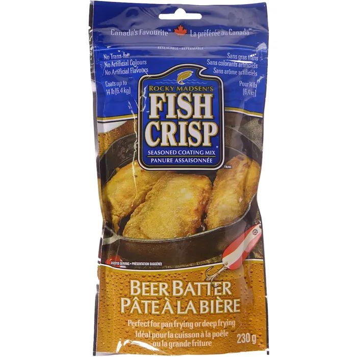 FISH CRISP PANURE PATE A LA BIERE (340G)