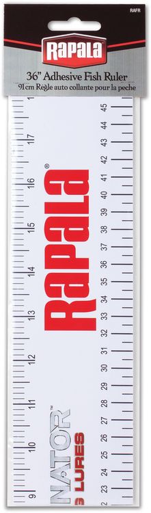 RAPALA RÈGLE AUTOCOLLANTE POUR LA PÊCHE 36&#39;&#39;