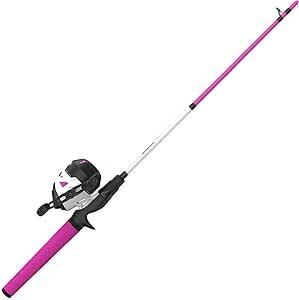 ZEBCO COMBO &#39;ROAM3&#39; CANNE/MOULINET FERMÉ 6&#39;&#39; MOYENNE (ROSE)