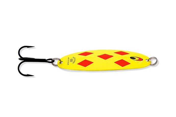 WILLIAMS WABLER UV 1/4 OZ 2 1/4&#39;&#39; JAUNE POINT ROUGE