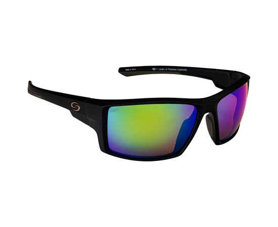 STRIKE KING LUNETTE POLARISÉ ''S11 PICKWICK'' - NOIR MAT/VERT