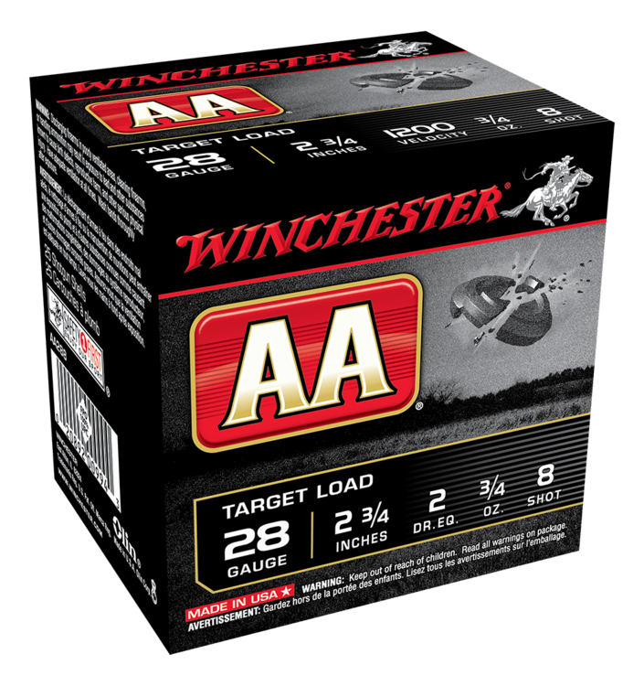 WINCHESTER AA  CAL .28  2 3/4" 3/4 OZ 7 1/2"