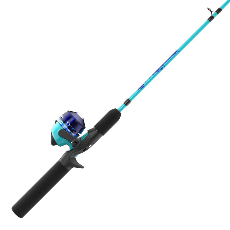 ZEBCO SPLASH JR ENSEMBLE CANNE/MOULINET BLEU ENFANT, 29'', #6.
