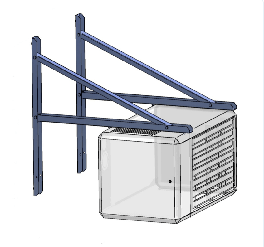 XR100+ GAS WARM AIR HEATER (96kW) - Winterwarm