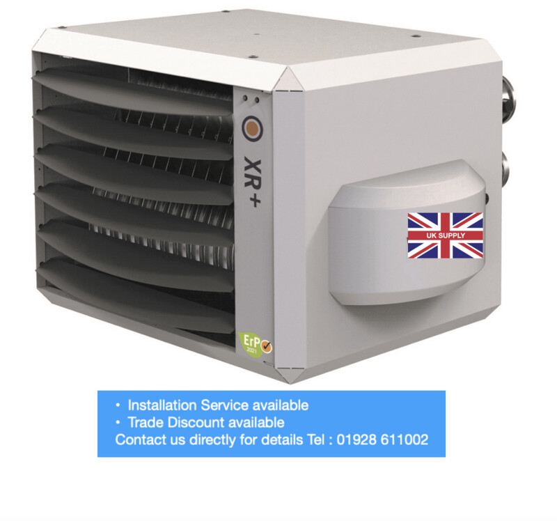 XR100+ GAS WARM AIR HEATER (96kW) - Winterwarm