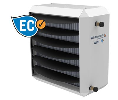 WWH 115 EC 15kW LPHW Warm Air Heater with EC fan motor - Winterwarm WWH 115 EC 15kW LPHW Warm Air Heater with EC fan motor - Winterwarm