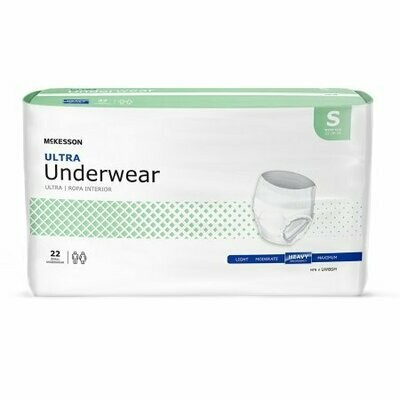 Unisex Adult Absorbent Underwear McKesson Ultra Pull On with Tear Away Seams Large Disposable Heavy Absorbency
UNDERWEAR, ULTRA LG 44-58 (18/BG/CASE 4) Unisex Adult Absorbent Underwear McKesson Ultra Pull On with Tear Away Seams Large Disposable Heavy Absorbency
UNDERWEAR, ULTRA LG 44-58 (18/BG/CASE 4)