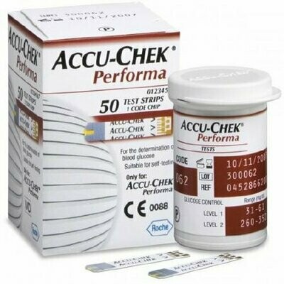 Blood Glucose Test Strips Accu-Chek® Performa 50 Strips per Box Tiny 0.6 microliter drop For Accu-Chek® Performa Blood Glucose Meter
TEST STRIP, BLD GLUC ACCU-CK PERFORMA (50/BX 36BX/ Blood Glucose Test Strips Accu-Chek® Performa 50 Strips per Box Tiny 0.6 microliter drop For Accu-Chek® Performa Blood Glucose Meter
TEST STRIP, BLD GLUC ACCU-CK PERFORMA (50/BX 36BX/