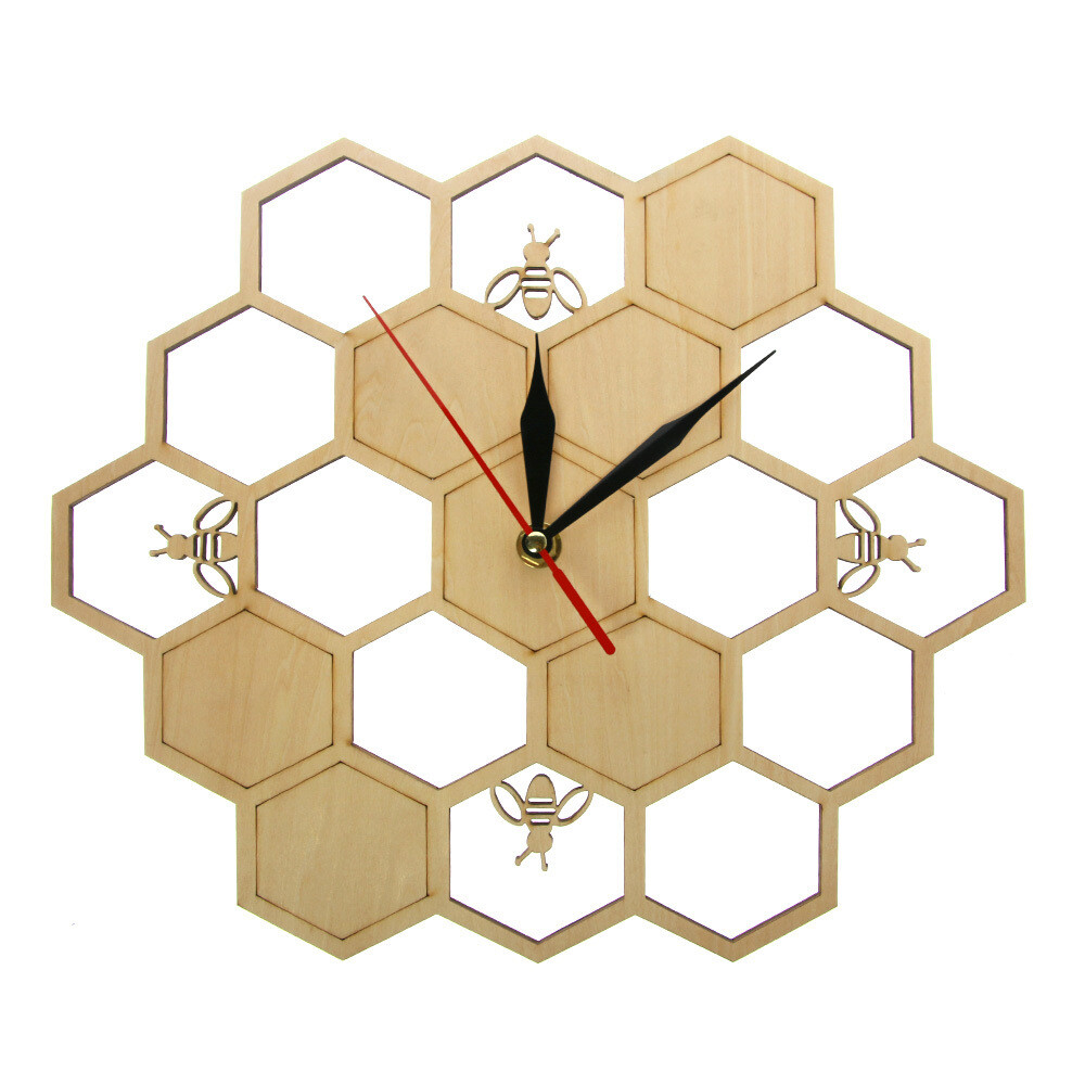 Honeycomb Wall Clock