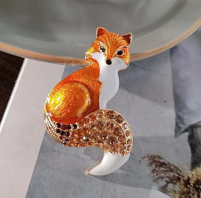 Fox Brooch