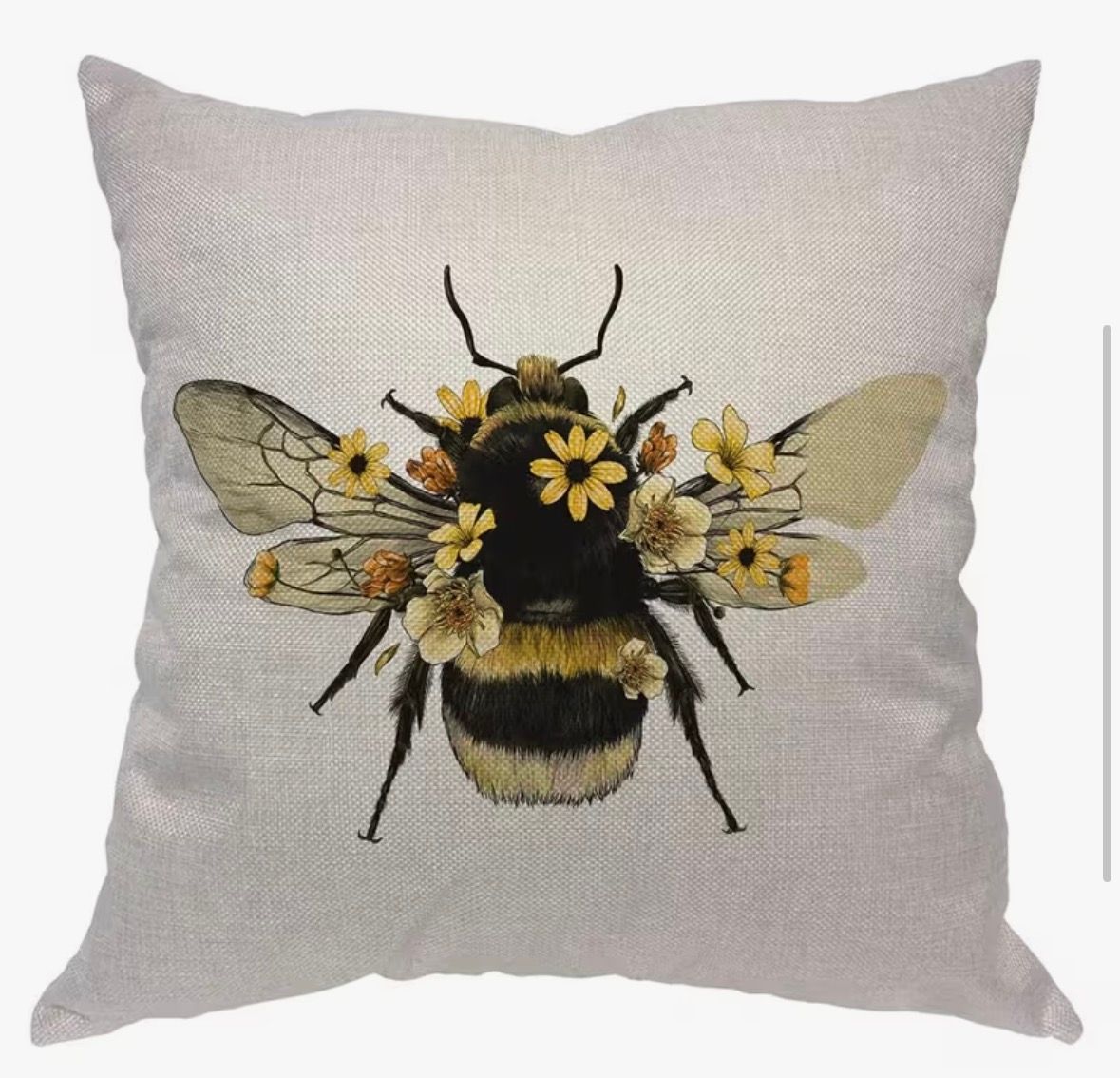 Bee Cushion Cover