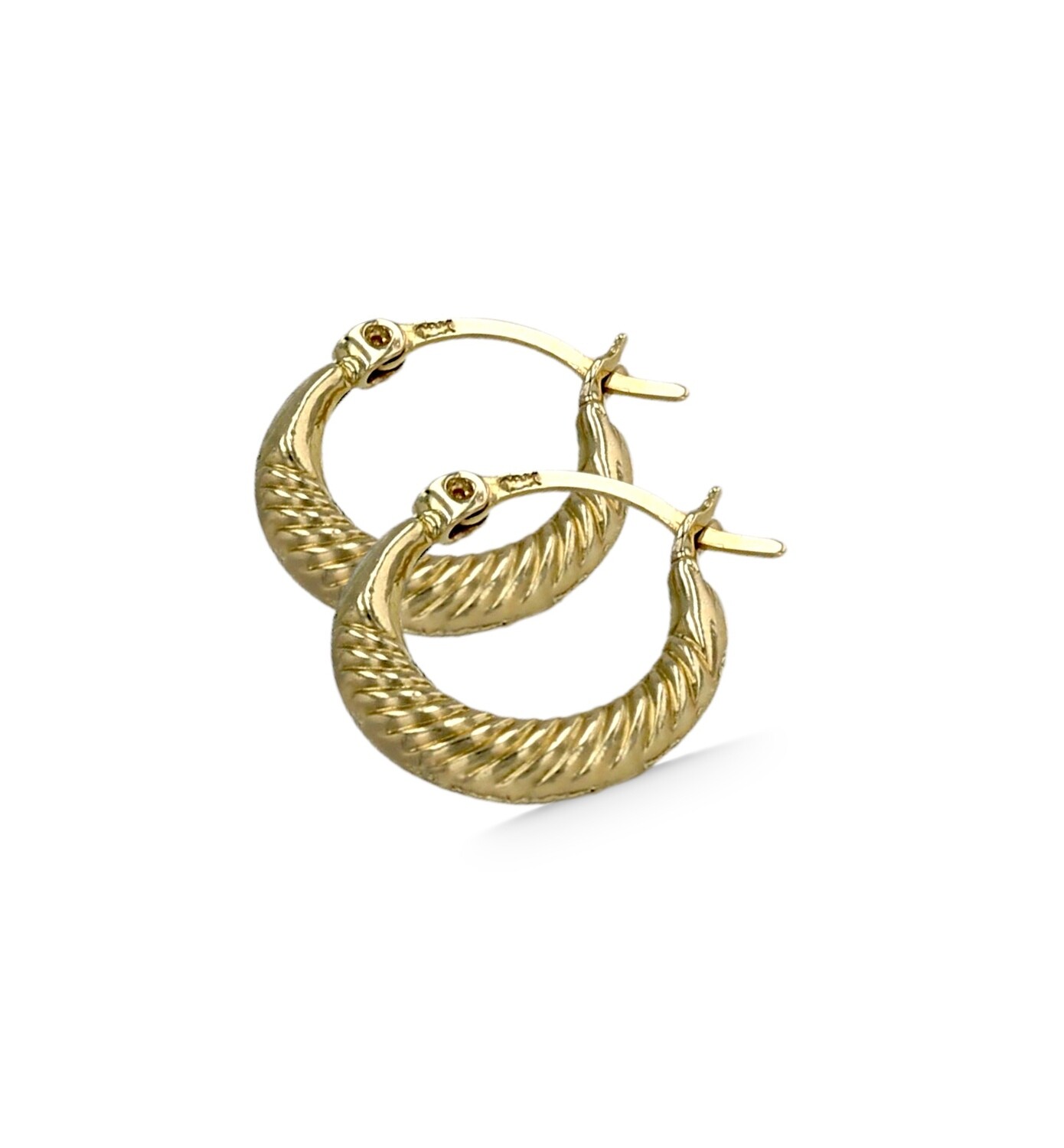 Argollas con texturas