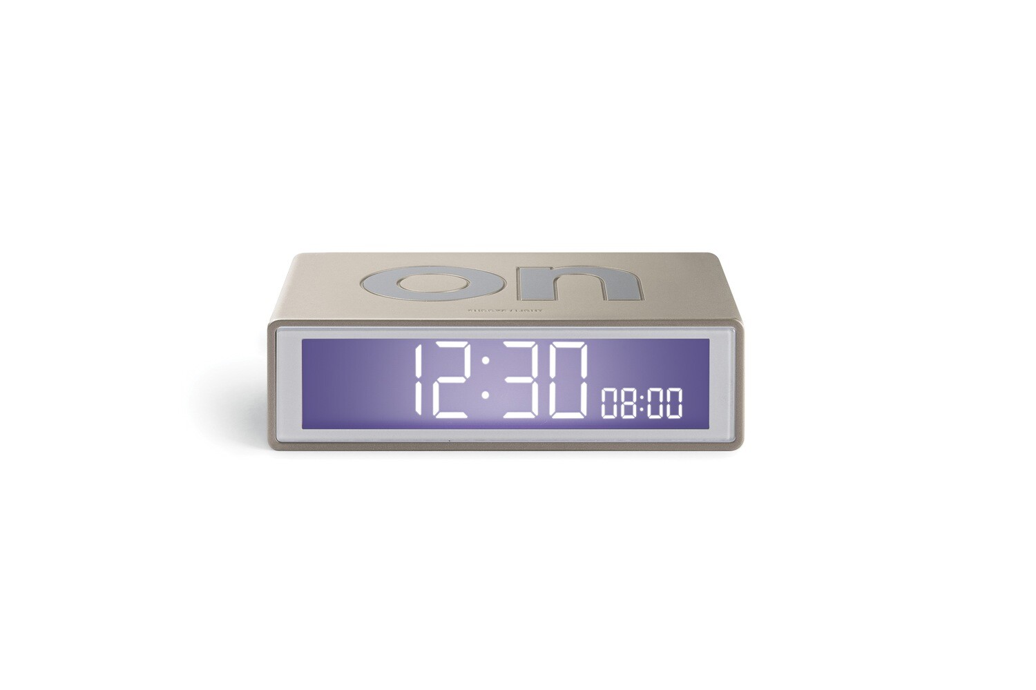 Alarm Clock - Flip Travel - Silver