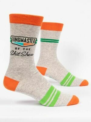 Men's Crew Sock - Ringmaster of the Shitshow