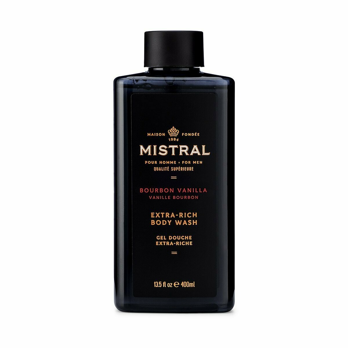 Mistral Mens Body Wash - Bourbon Vanilla