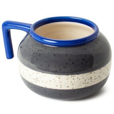 Curling Rock Mug - Blue